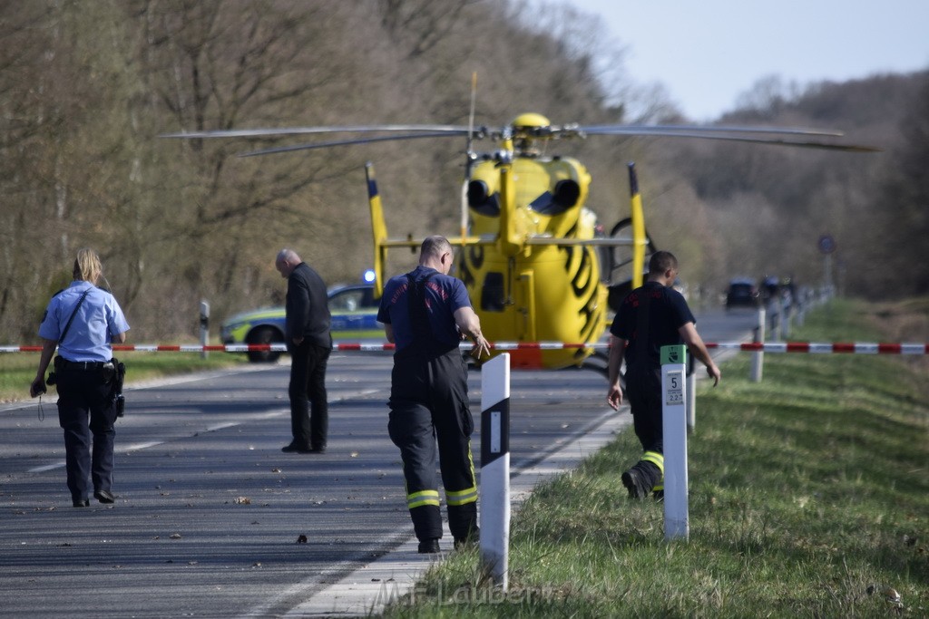 Schwerer VU Krad Fahrrad Koeln Porz Alte Koelnerstr P052.JPG - Miklos Laubert